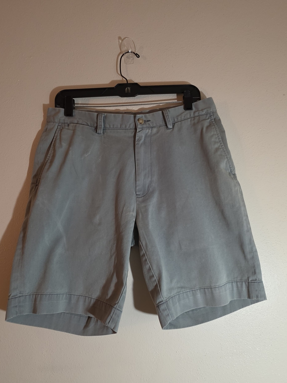 Polo by Ralph Lauren Gray Flat-Front Chino Shorts